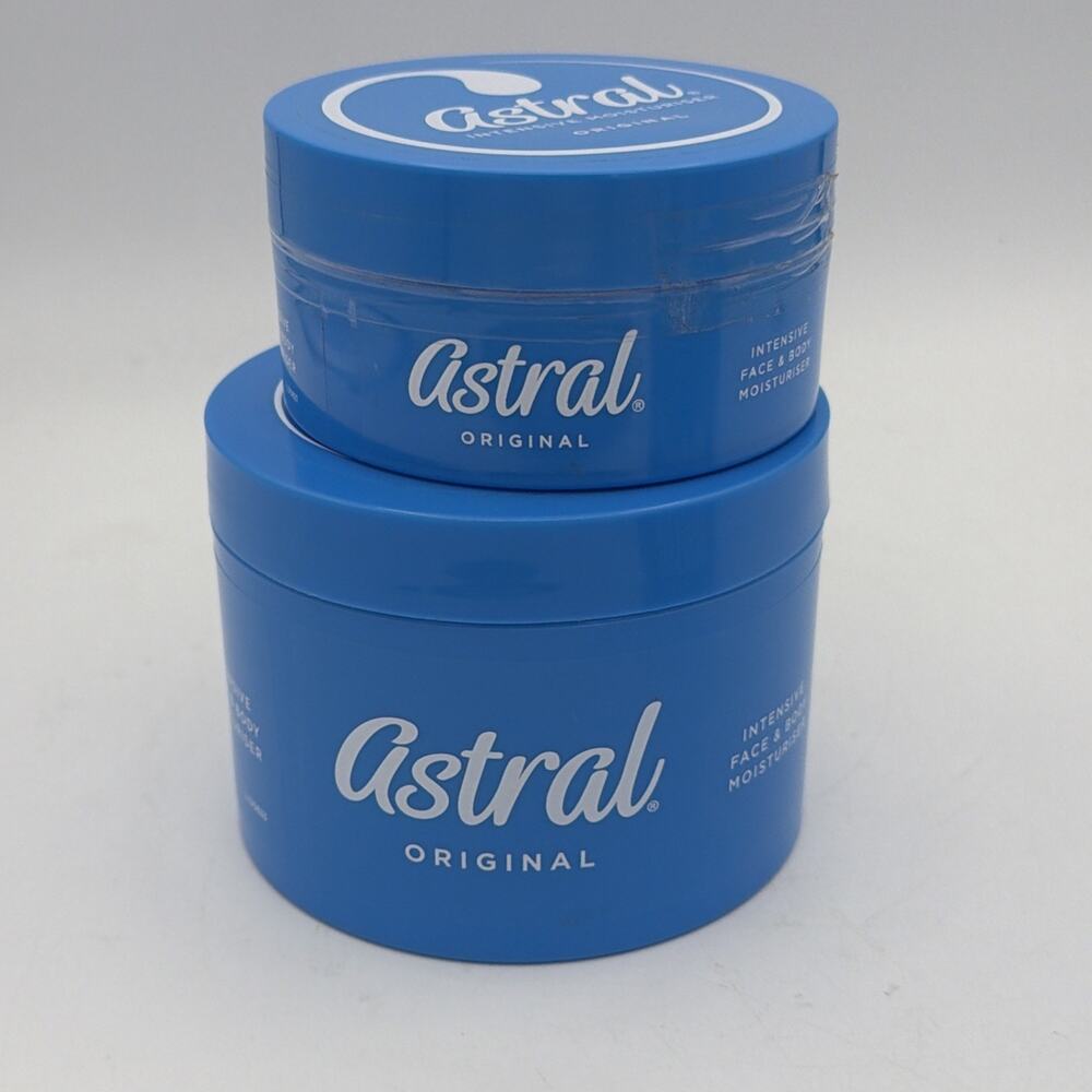 Astral Original Moisturizing Cream 500ml 200 ml (Pack of Two) Moisturizer Lotion
